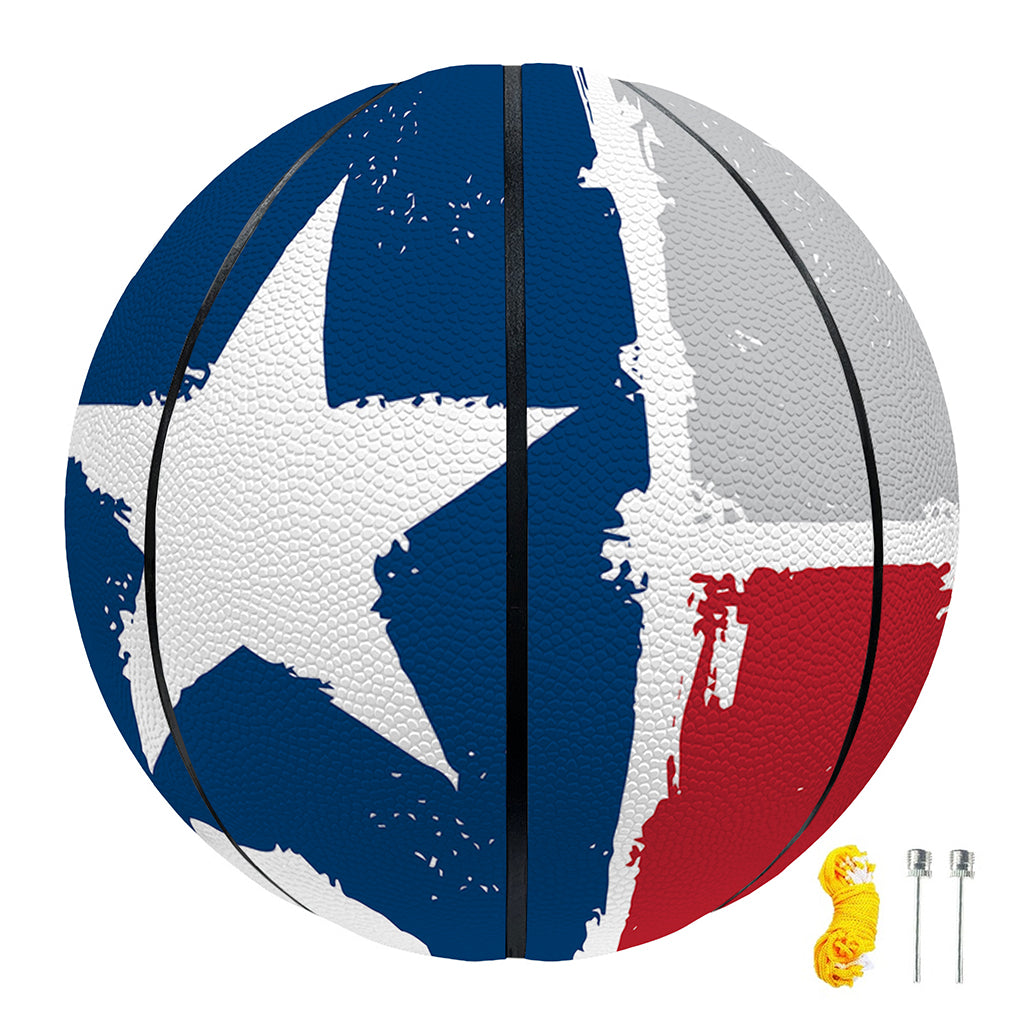 Texas State Flag Print Basketball