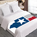 Texas State Flag Print Bed Runner