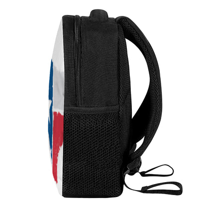 Texas State Flag Print Casual Backpack