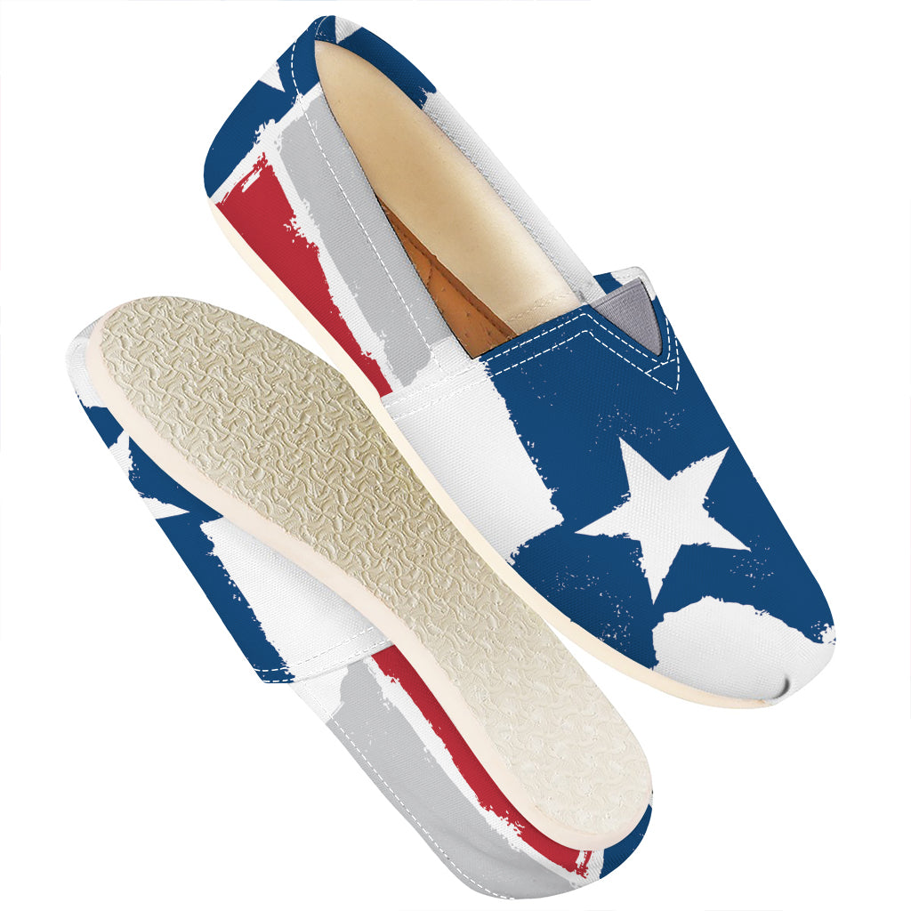 Texas State Flag Print Casual Shoes