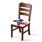 Texas State Flag Print Chair Cushion Cover