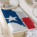 Texas State Flag Print Changing Pad Cover