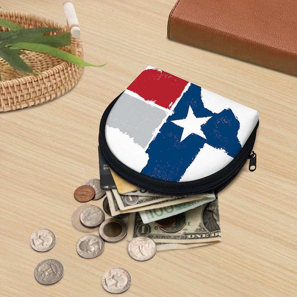 Texas State Flag Print Coin Purse