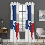 Texas State Flag Print Curtain