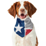 Texas State Flag Print Dog Bandana