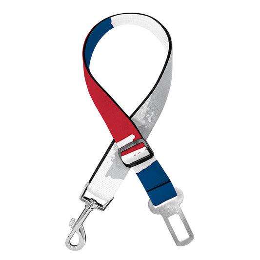 Texas State Flag Print Dog Seat Belt