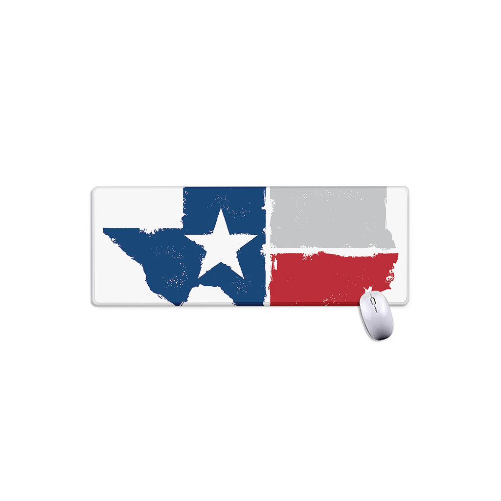Texas State Flag Print Extended Mouse Pad