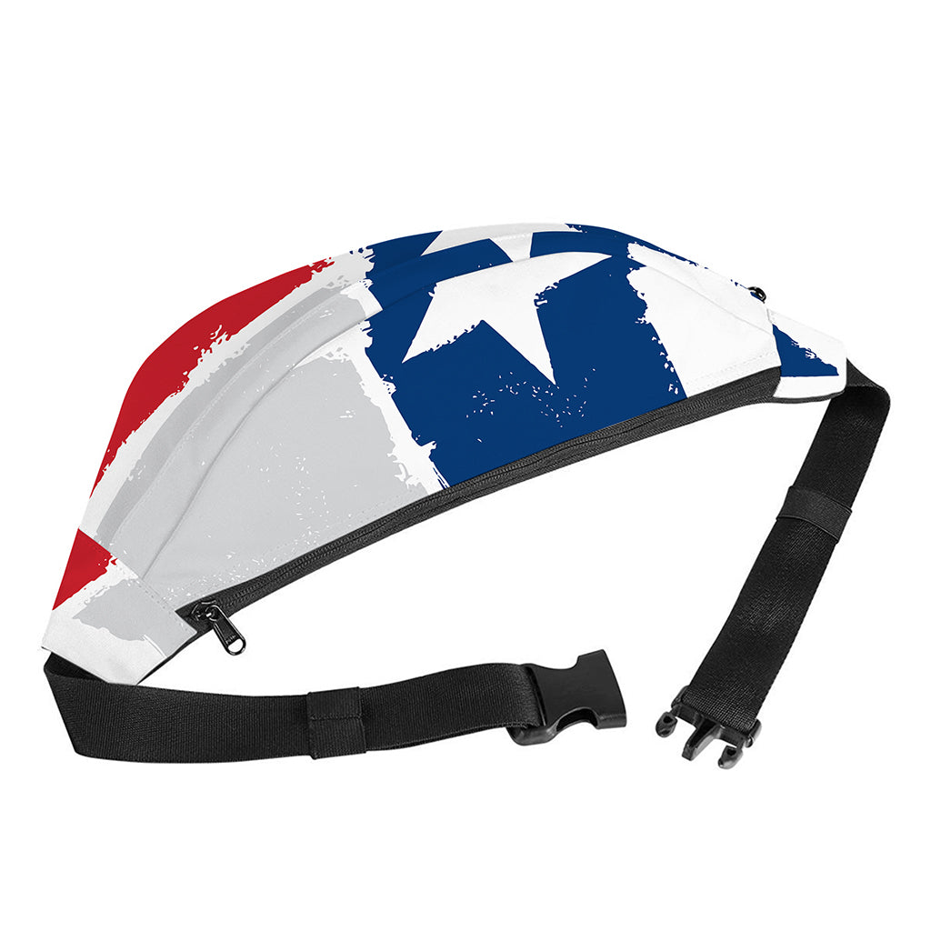 Texas State Flag Print Fanny Pack