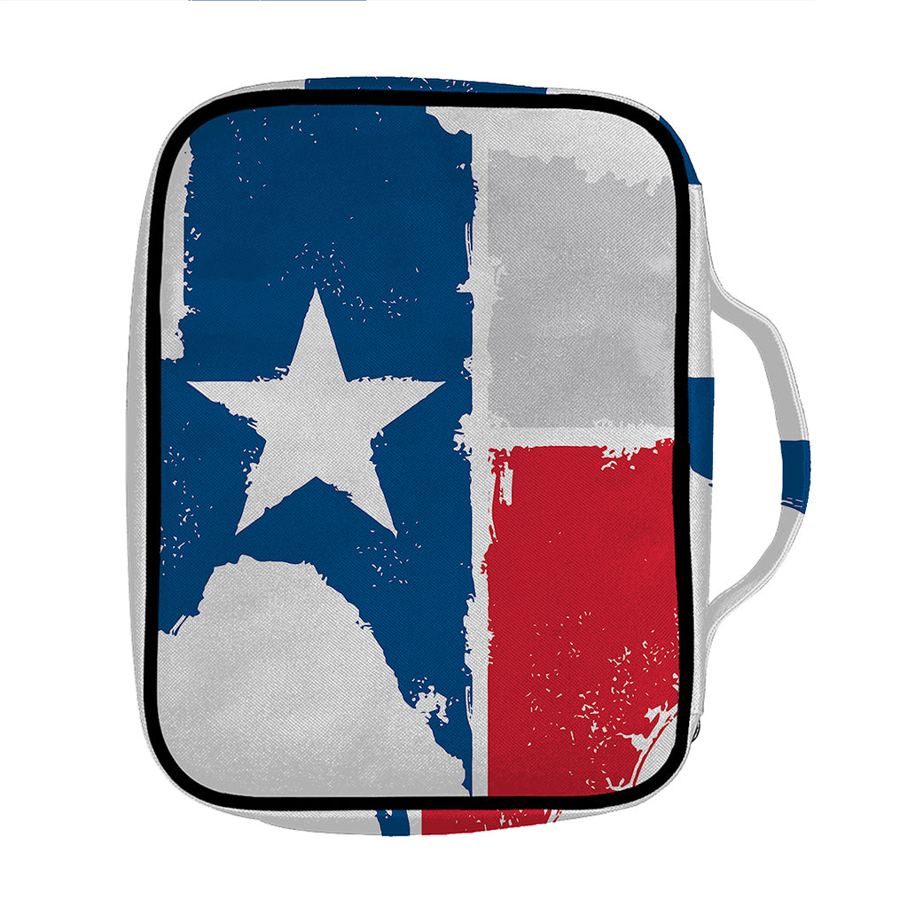 Texas State Flag Print Front Pocket Bible Bag