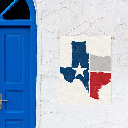 Texas State Flag Print Garden Flag