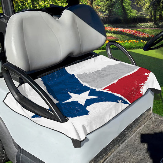 Texas State Flag Print Golf Cart Seat Cover