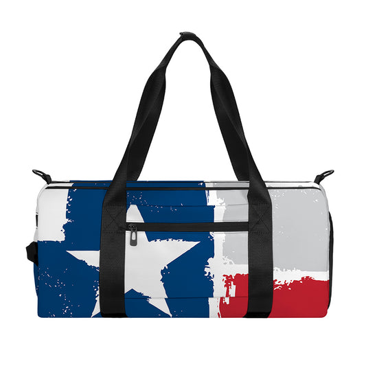 Texas State Flag Print Gym Bag