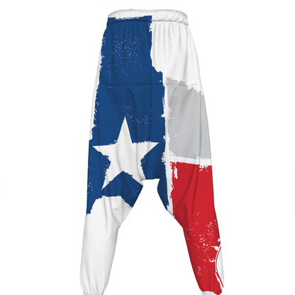 Texas State Flag Print Hammer Pants