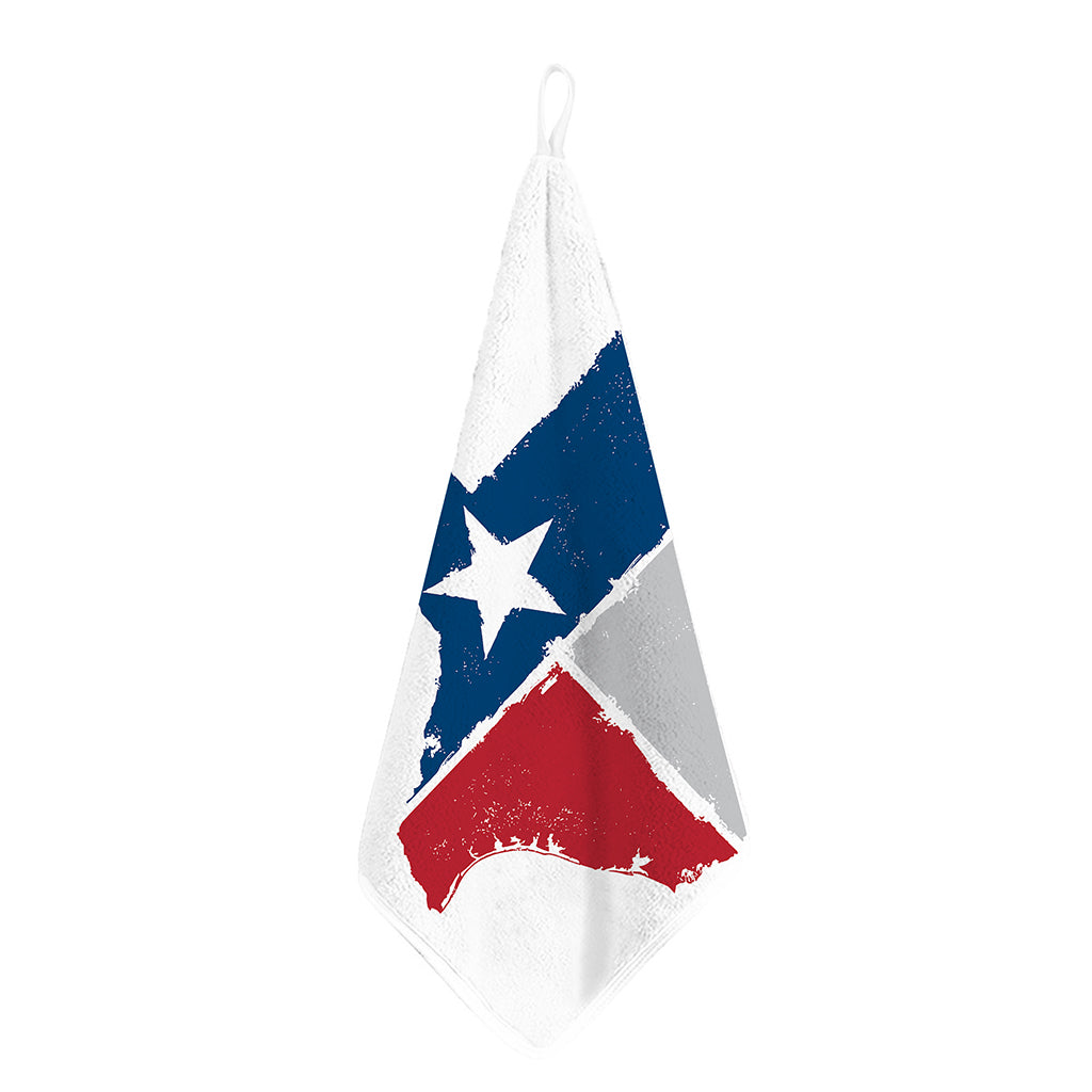 Texas State Flag Print Hand Towel