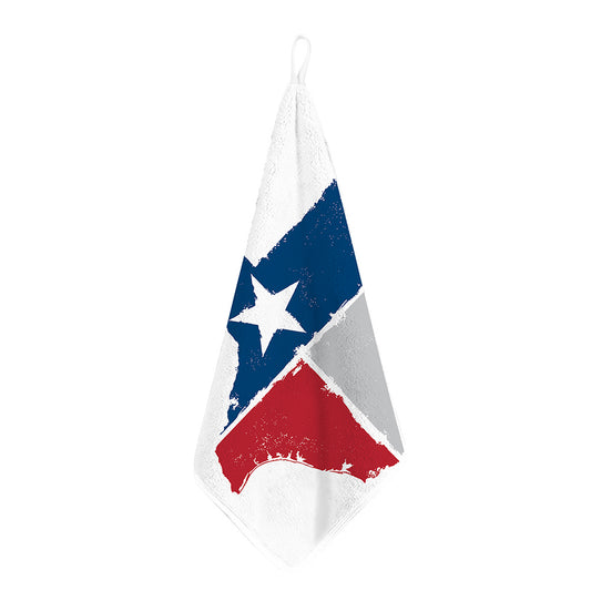 Texas State Flag Print Hand Towel