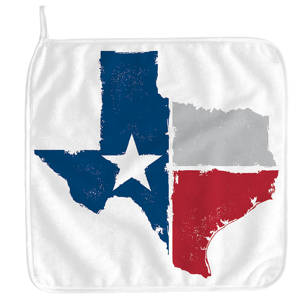 Texas State Flag Print Hand Towel