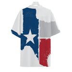 Texas State Flag Print Hawaiian Shirt