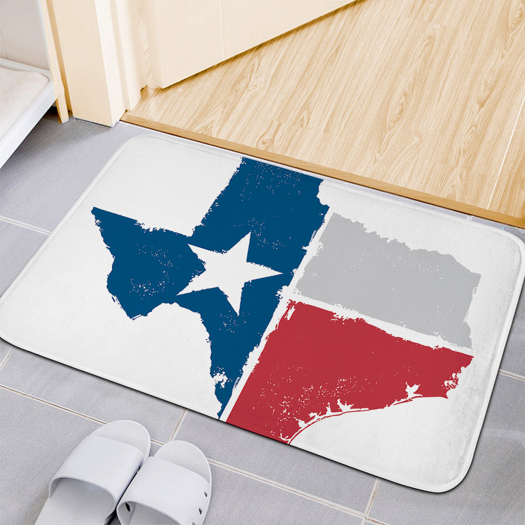 Texas State Flag Print Indoor Door Mat