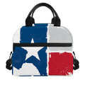 Texas State Flag Print Insulated Lunch Bag