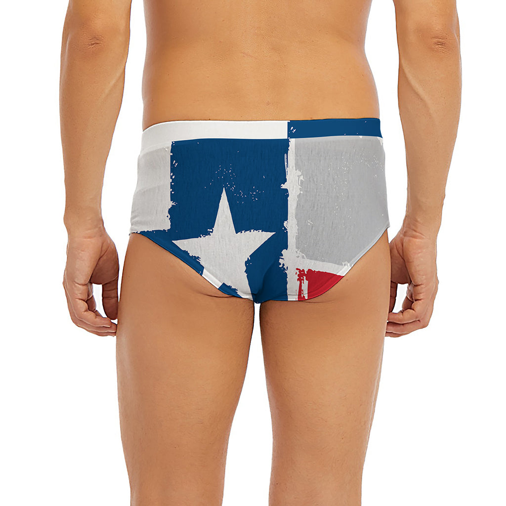 Texas State Flag Print Men's Briefs