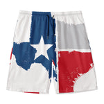 Texas State Flag Print Men's Swim Trunks