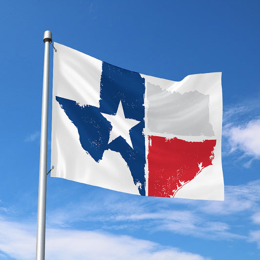 Texas State Flag Print Polyester Flag