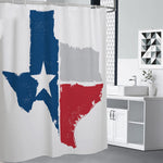Texas State Flag Print Premium Shower Curtain