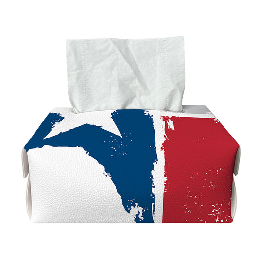 Texas State Flag Print Rectangle Tissue Box Cover