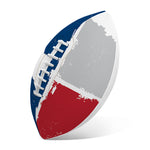 Texas State Flag Print Rugby Ball