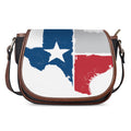 Texas State Flag Print Saddle Bag