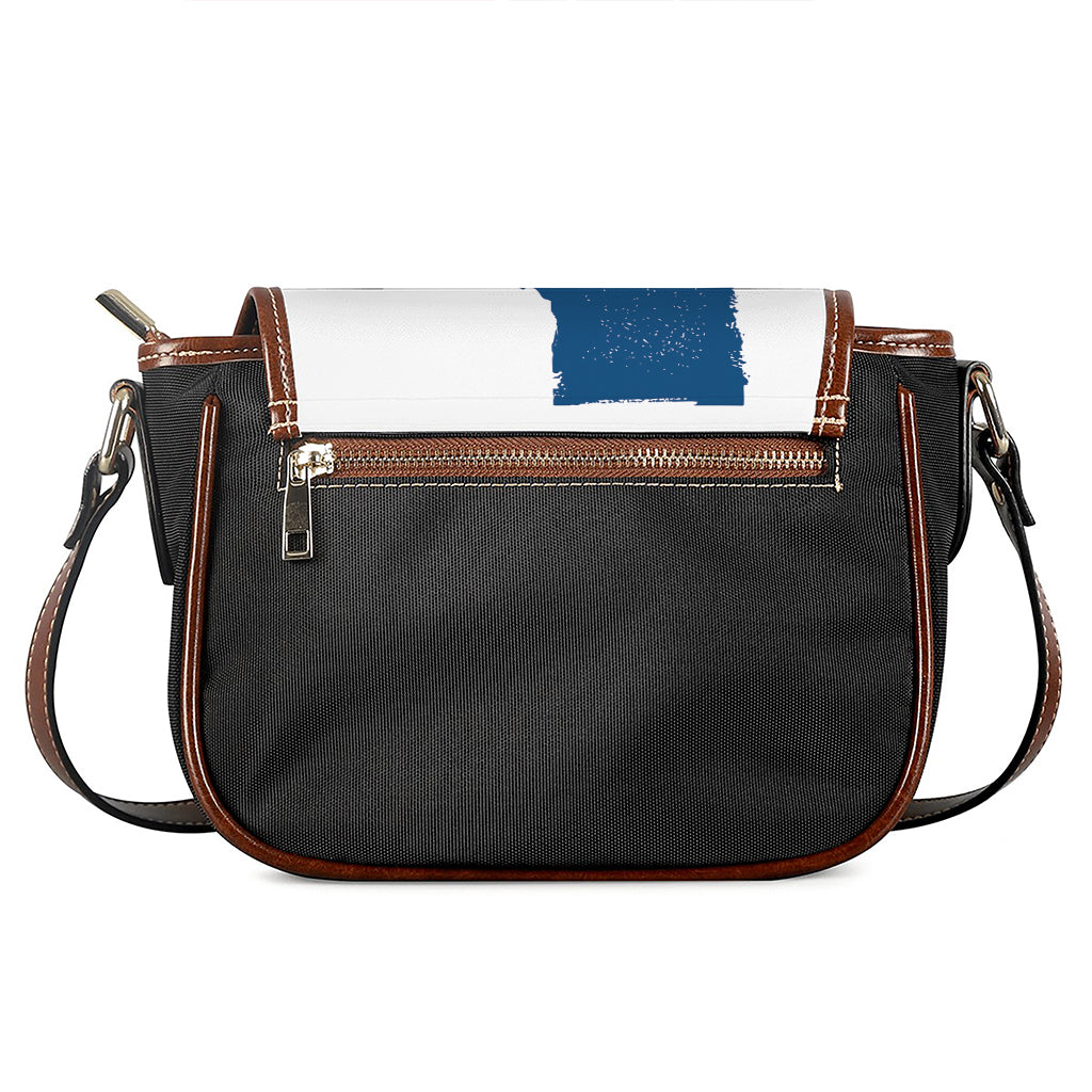 Texas State Flag Print Saddle Bag