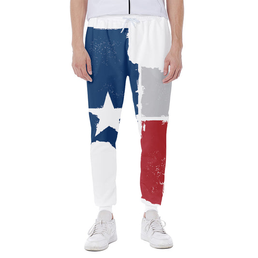 Texas State Flag Print Scuba Joggers