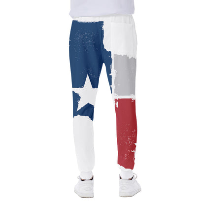 Texas State Flag Print Scuba Joggers