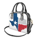 Texas State Flag Print Shoulder Handbag