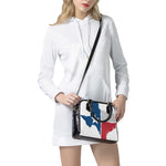 Texas State Flag Print Shoulder Handbag