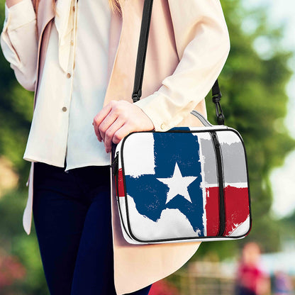 Texas State Flag Print Shoulder Strap Bible Bag