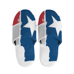 Texas State Flag Print Slippers