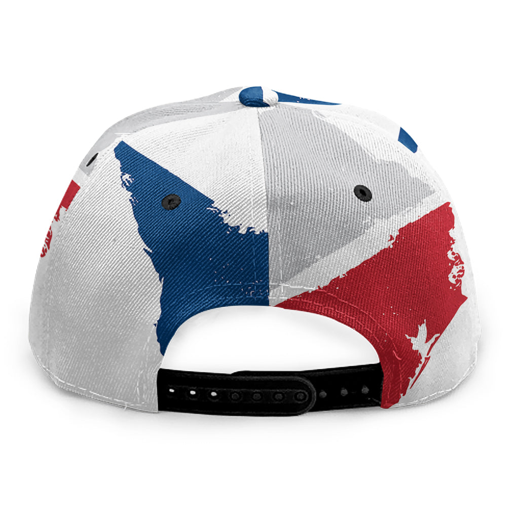 Texas State Flag Print Snapback Cap