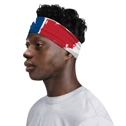 Texas State Flag Print Sports Headband