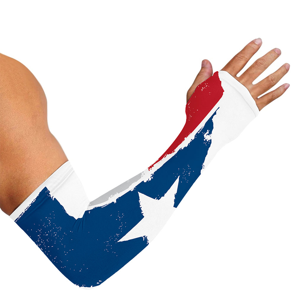 Texas State Flag Print Sun Protection Arm Sleeves