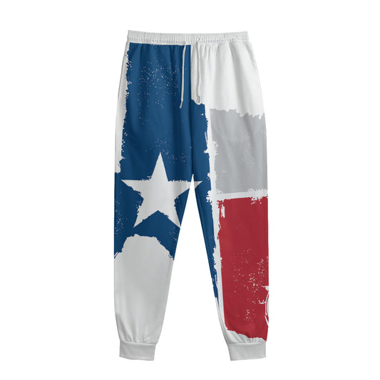 Texas State Flag Print Sweatpants