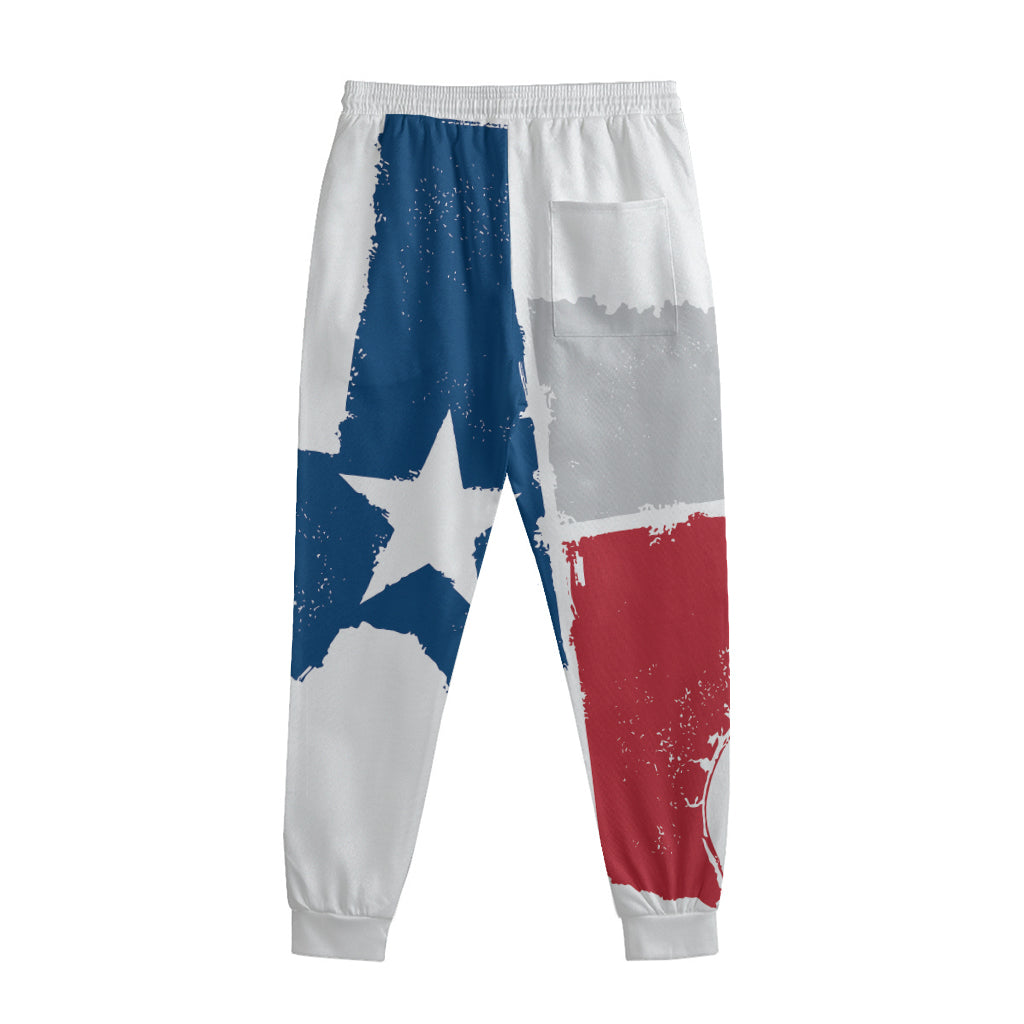 Texas State Flag Print Sweatpants