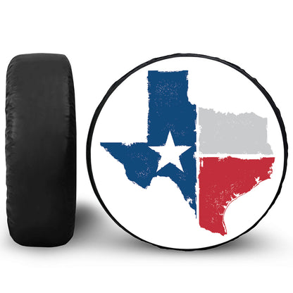 Texas State Flag Print Tire Cover