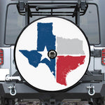 Texas State Flag Print Tire Cover With Camera Hole