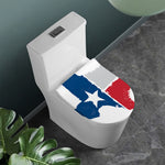 Texas State Flag Print Toilet Lid Cover