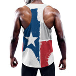 Texas State Flag Print Training Tank Top
