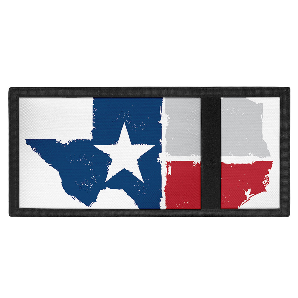Texas State Flag Print Trifold Wallet