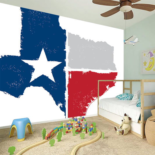 Texas State Flag Print Wall Sticker