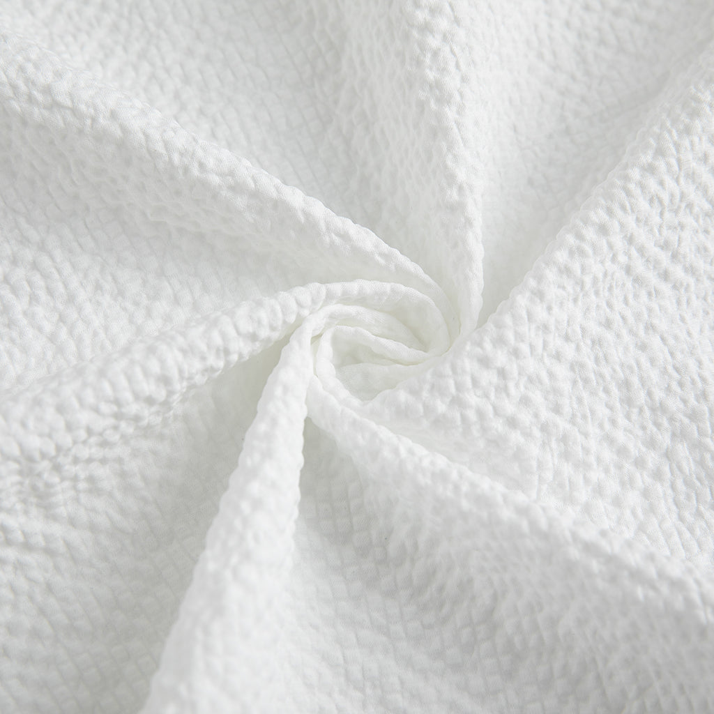 Cotton Candy Striped Pattern Print Textured Short Sleeve Shirt