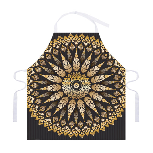 Thai Mandala Print Adjustable Apron
